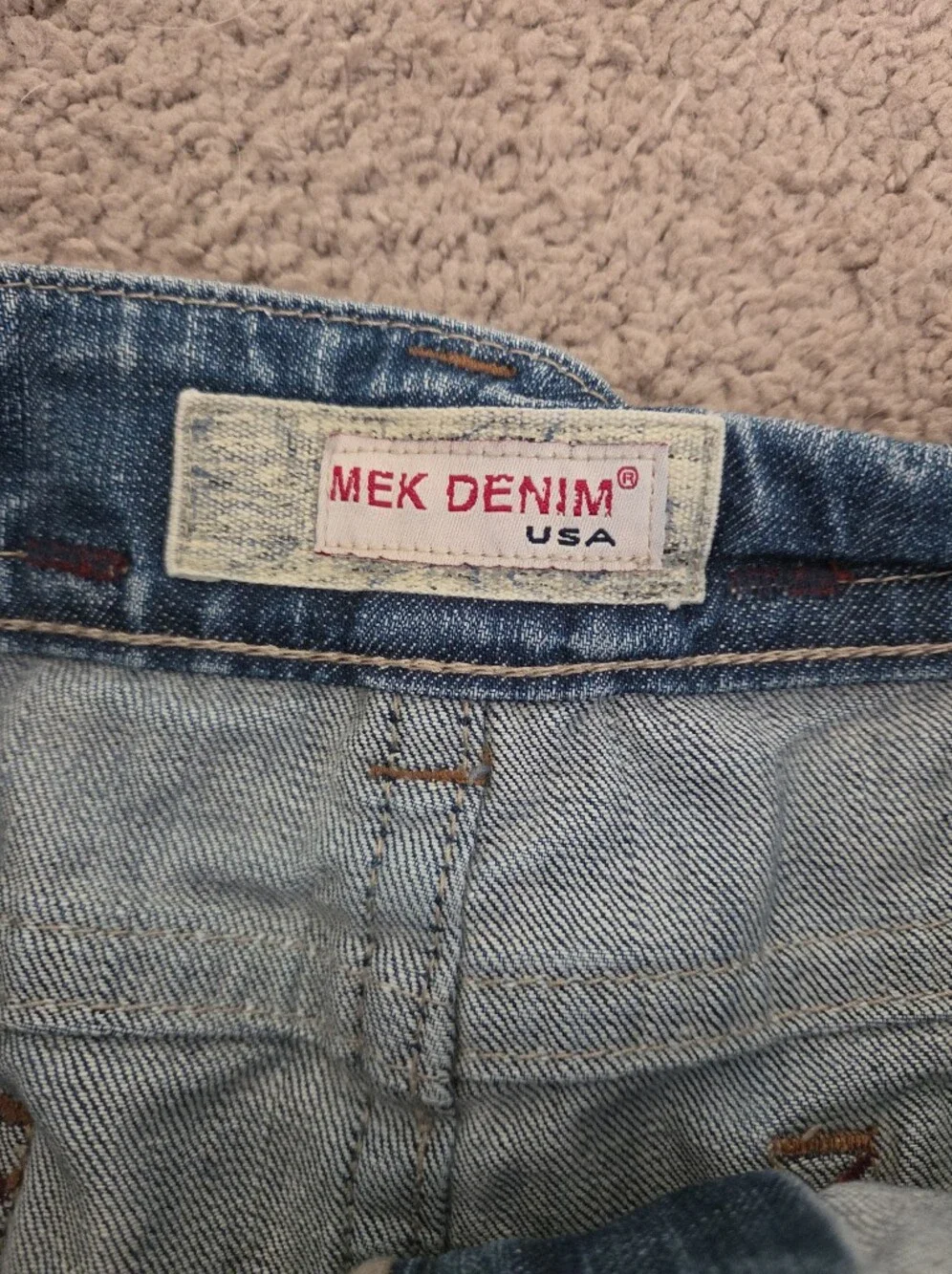 MEK Vintage malibueWomen's Denim Jeans with Decorative Back Pockets